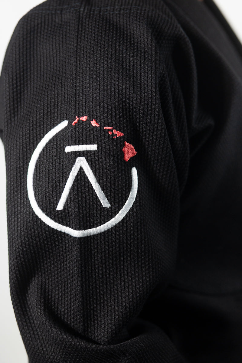 NEON FLOW KIMONO - BLACK