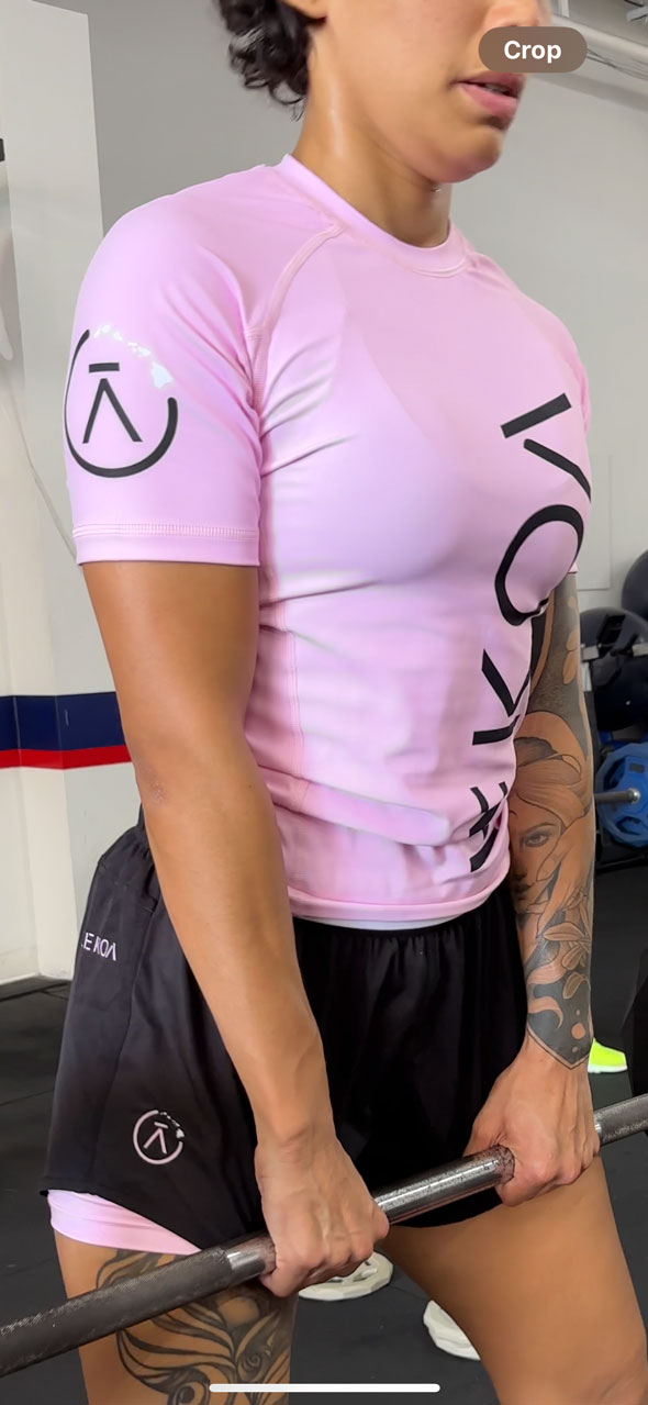 TORCH SS RASHGUARD - PINK/BLACK